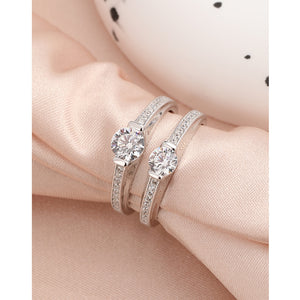 0.5 carat 925 silver