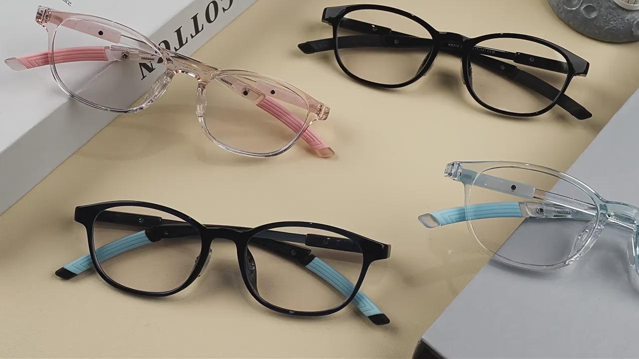 FOURGEM Kids TR90 Anti-Blue Light Sports Eyeglass Frames K8214